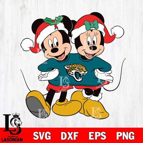 Jacksonville Jaguars mickey christmas 11 Svg Eps Dxf Png File, Digital Download, Instant Download