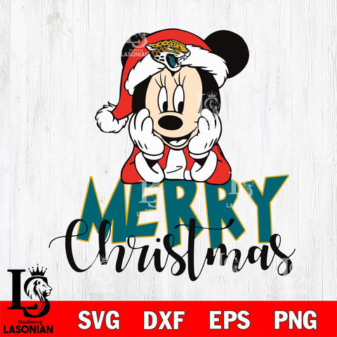 Jacksonville Jaguars mickey christmas 1 Svg Eps Dxf Png File, Digital Download, Instant Download