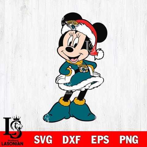 Jacksonville Jaguars mickey christmas 2 Svg Eps Dxf Png File, Digital Download, Instant Download