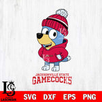 Jacksonville State Gamecocks Bluey Hoodie Sport Svg Eps Dxf Png File, Digital Download ,Instant Download, Cricut File