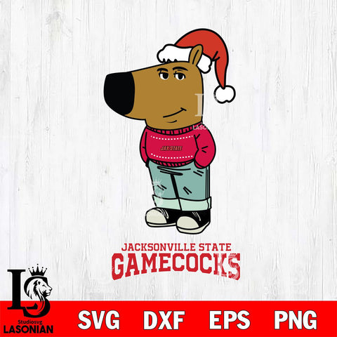 Jacksonville State Gamecocks Chill Guy Christmas Svg Eps Dxf Png File,NCAA Svg Files,Chill Guy svg ,Digital Download ,Instant Download, Cricut File