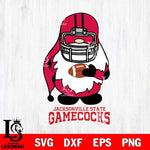 Jacksonville State Gamecocks Gnomes Christmas Svg Eps Dxf Png File, Digital Download, Instant Download