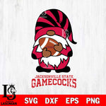 Jacksonville State Gamecocks Gnomes Football Svg Eps Dxf Png File, Digital Download, Instant Download