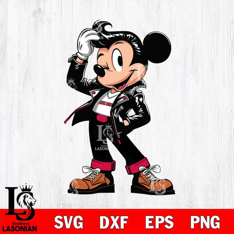 Jacksonville State Gamecocks Handsome Mickey Mouse Svg Eps Dxf Png File, Digital Download, Instant Download