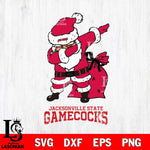 Jacksonville State Gamecocks Santa Claus Ugly Svg dxf eps png pdf file,NCAA svg,Digital Download,Cricut file