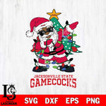 Jacksonville State Gamecocks Santa Claus Ugly Christmas Svg dxf eps png pdf file,NCAA svg,Digital Download,Cricut file