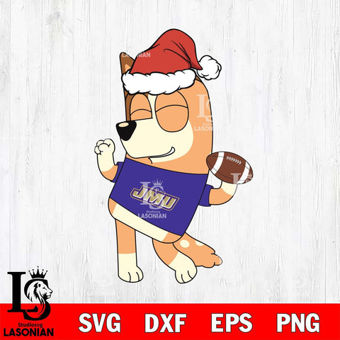 James Madison Dukes Bluey Chilli Christmas Svg Eps Dxf Png File, Digital Download, Instant Download