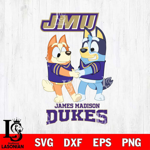 James Madison Dukes Bluey Chilli Dance Svg Eps Dxf Png File, Digital Download, Instant Download