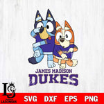 James Madison Dukes Bluey Chilli Dance Mode Svg Eps Dxf Png File, Digital Download, Instant Download