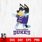 James Madison Dukes Bluey Dad Dance Svg Eps Dxf Png File, Digital Download, Instant Download