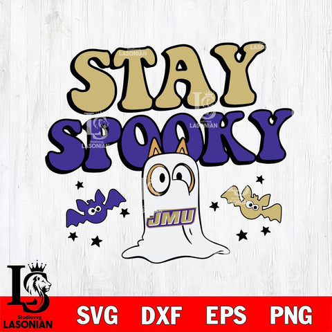 James Madison Dukes Bluey Halloween Stay Spooky Svg Eps Dxf Png File, Digital Download, Instant Download