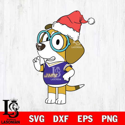 James Madison Dukes Bluey Honey Christmas Svg Eps Dxf Png File, Digital Download, Instant Download