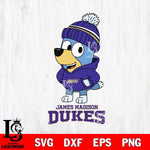 James Madison Dukes Bluey Hoodie Sport Svg Eps Dxf Png File, Digital Download ,Instant Download, Cricut File