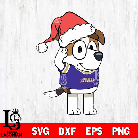 James Madison Dukes Bluey Jack Christmas Svg Eps Dxf Png File, Digital Download, Instant Download