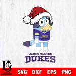 James Madison Dukes Christmas Bluey Hat Cut Files,Bluey Cricut,Christmas Svg , Bluey svg , Digital Download, dxf eps png pdf file