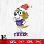 James Madison Dukes Christmas Bluey Honey Sport Cut Files,Bluey Cricut,Christmas Svg , Bluey svg , Digital Download, dxf eps png pdf file