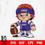 James Madison Dukes Chucky Horror 5 Svg Eps Dxf Png File, NCAA svg, Digital Download, Instant Download