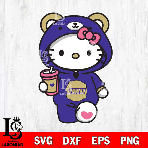 James Madison Dukes Cute Hello Kitty Svg Eps Dxf Png File, Digital Download, Instant Download