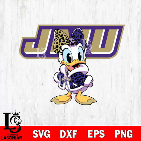 James Madison Dukes Fancy Daisy Duck Disney Svg Eps Dxf Png File, Digital Download, Instant Download