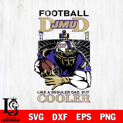 James Madison Dukes Football Dad Cooler Svg Eps Dxf Png File, Digital Download, Instant Download