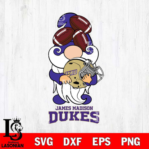 James Madison Dukes Gnomes Helmet Svg Eps Dxf Png File, Digital Download, Instant Download