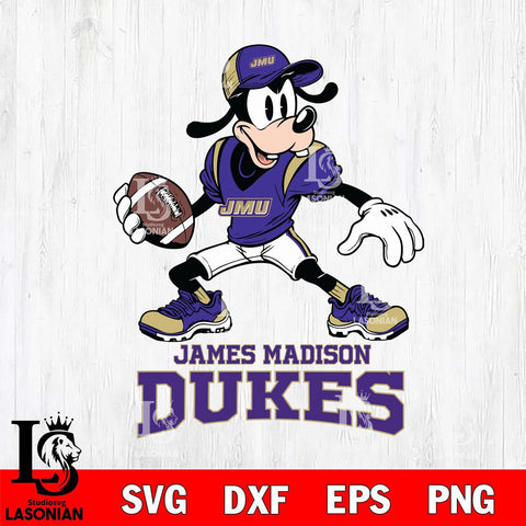 James Madison Dukes Goofy Disney, Svg Eps Dxf Png File, Digital Download