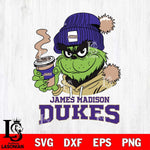 James Madison Dukes Grinch Cofffe Hoodie Cut Files Cricut, Svg Dxf Eps Png file, Digital download , Silhouette