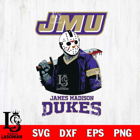 James Madison Dukes Jason Voorhees 10 Svg Eps Dxf Png File, Digital Download