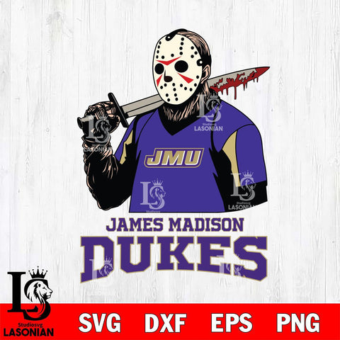 James Madison Dukes Jason Voorhees 11 Svg Eps Dxf Png File, Digital Download