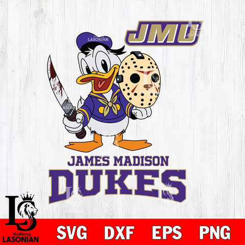 James Madison Dukes Jason Voorhees 12 Svg Eps Dxf Png File, Digital Download