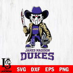 James Madison Dukes Jason Voorhees 3 Svg Eps Dxf Png File, Digital Download