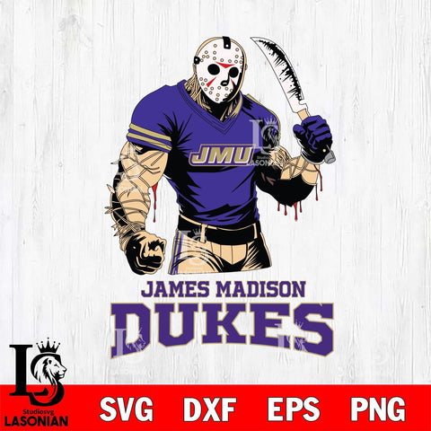 James Madison Dukes Jason Voorhees Svg Eps Dxf Png File, Digital Download