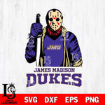 James Madison Dukes Jason Voorhees 6 Svg Eps Dxf Png File, Digital Download