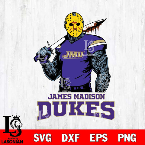 James Madison Dukes Jason Voorhees 7 Svg Eps Dxf Png File, Digital Download