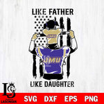 James Madison Dukes Like Father Like Daughter Svg Eps Dxf Png File, Digital Download, Instant Download