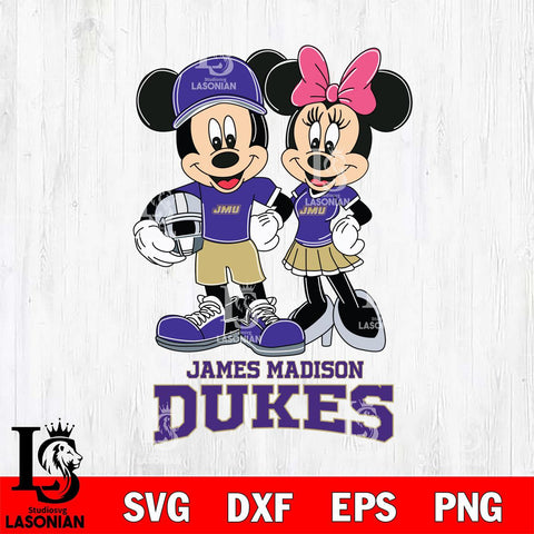 James Madison Dukes Mickey Minnie Mouse Helmet Svg Eps Dxf Png File, NCAA svg , File Cut , Digital Download , Instant Download, Cut Svg Files