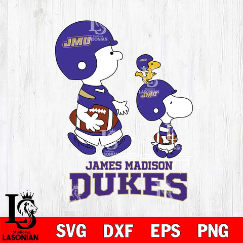 James Madison Dukes Snoopy Sport Svg Eps Dxf Png File, Digital Download