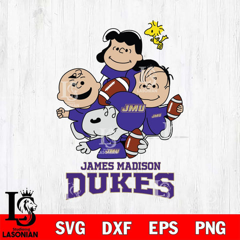 James Madison Dukes Snoopy Sport 4 Svg Eps Dxf Png File, Digital Download