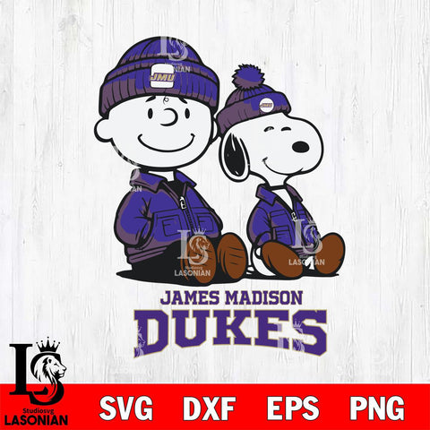 James Madison Dukes Snoopy Sport 6 Svg Eps Dxf Png File, Digital Download