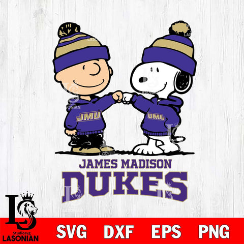 James Madison Dukes Snoopy Sport 9 Svg Eps Dxf Png File, Digital Download