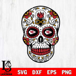 Kansas City Chiefs Badass Mexico Skull SVG