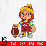 Kansas City Chiefs Chucky Horror 6 Svg Eps Dxf Png File, NFL svg, Digital Download, Instant Download