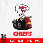 Kansas City Chiefs Jason Voorhees 10 Svg Eps Dxf Png File, Digital Download