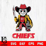 Kansas City Chiefs Jason Voorhees 3 Svg Eps Dxf Png File, Digital Download