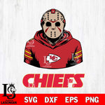 Kansas City Chiefs Jason Voorhees 4 Svg Eps Dxf Png File, Digital Download