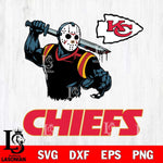 Kansas City Chiefs Jason Voorhees 5 Svg Eps Dxf Png File, Digital Download