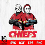 Kansas City Chiefs Jason Voorhees 8 Svg Eps Dxf Png File, Digital Download