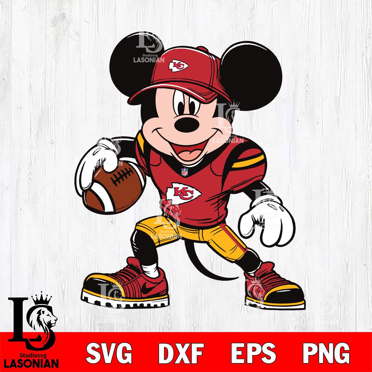 Kansas City Chiefs Mickey Mouse – lasoniansvg