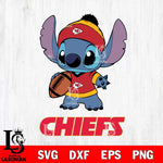 Kansas City Chiefs Stitch Disney, Svg Eps Dxf Png File, Digital Download