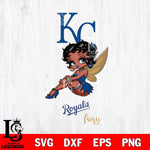 Kansas City Royals Beauty Black Fairy Betty Boop